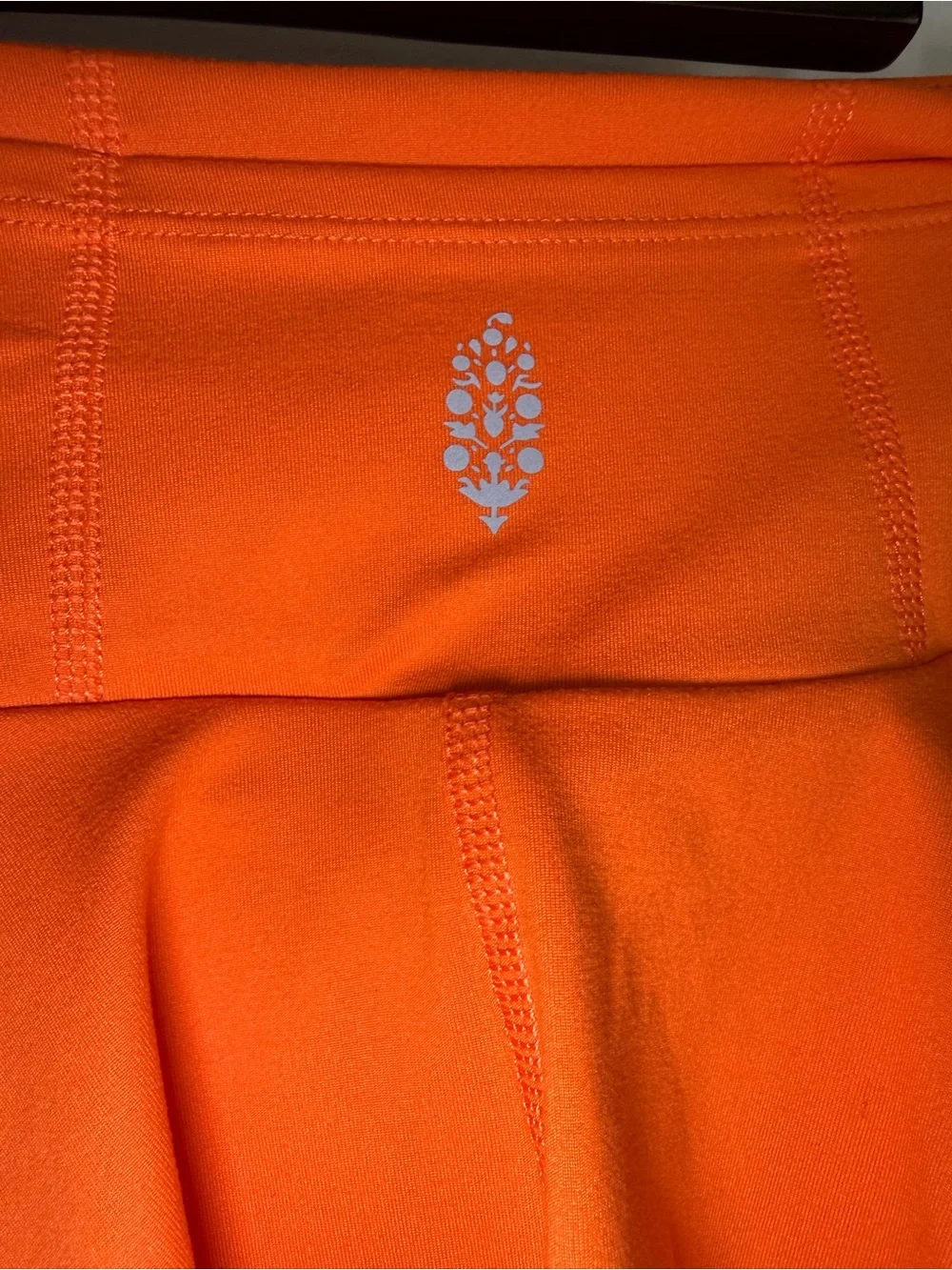FP Movement Pleats & Thank You Orange Athletic Tennis Skort Preppy Sporty XS